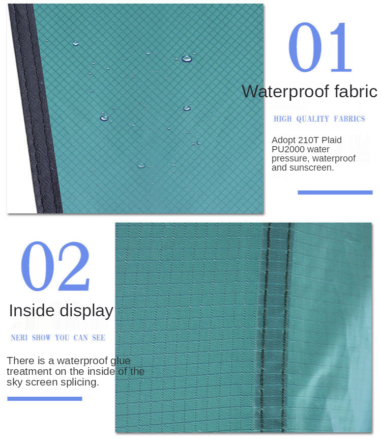 Cheap Goat Tents HOT Tent Outdoor Multifunctional Hammock Camping Mat Waterproof Sunscreen Rhombic Plaid Tent Beach Tent  Party Tents 
